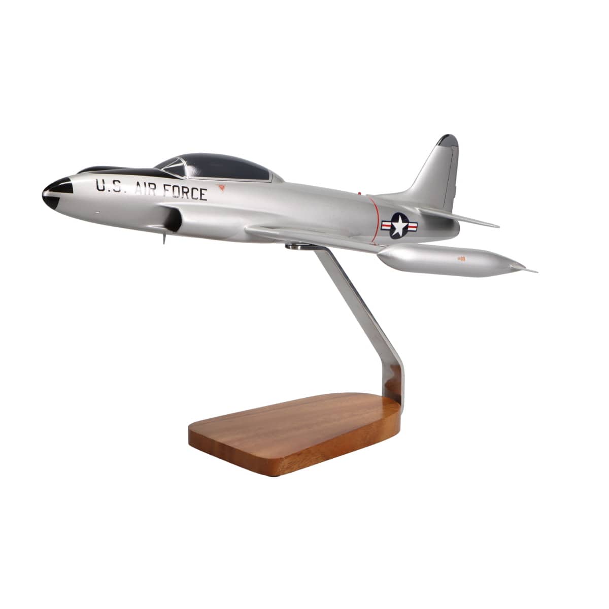 High Flying Models Aircraft Models Lockheed T-33 Shooting Star Large Mahogany Model