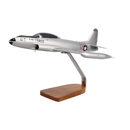 High Flying Models Aircraft Models Lockheed T-33 Shooting Star Large Mahogany Model