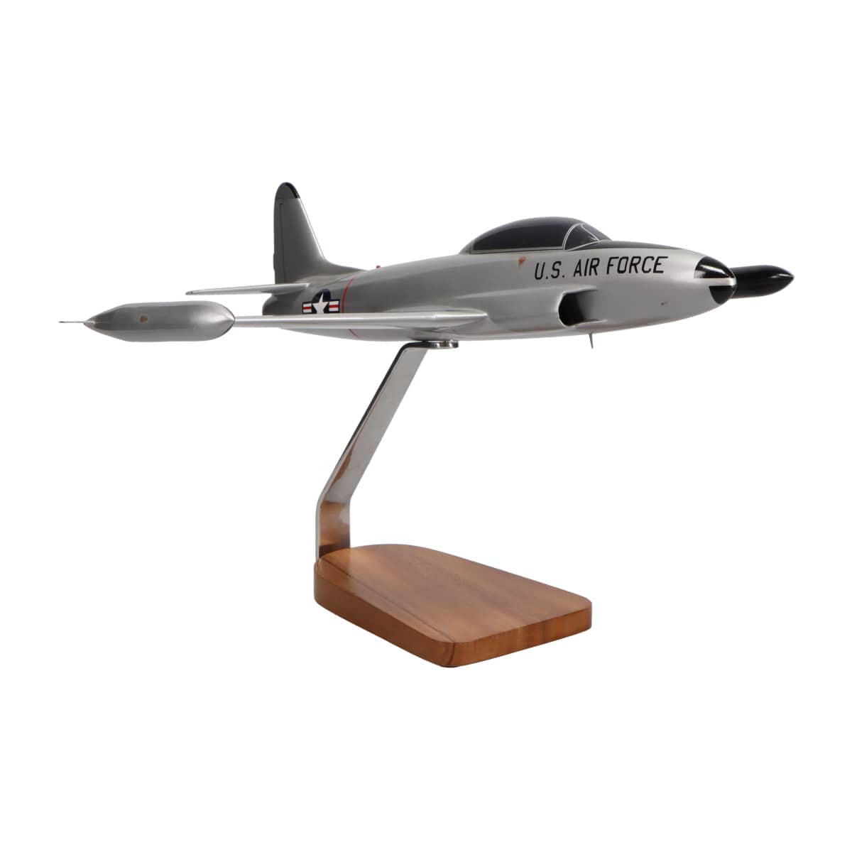 High Flying Models Aircraft Models Lockheed T-33 Shooting Star Large Mahogany Model