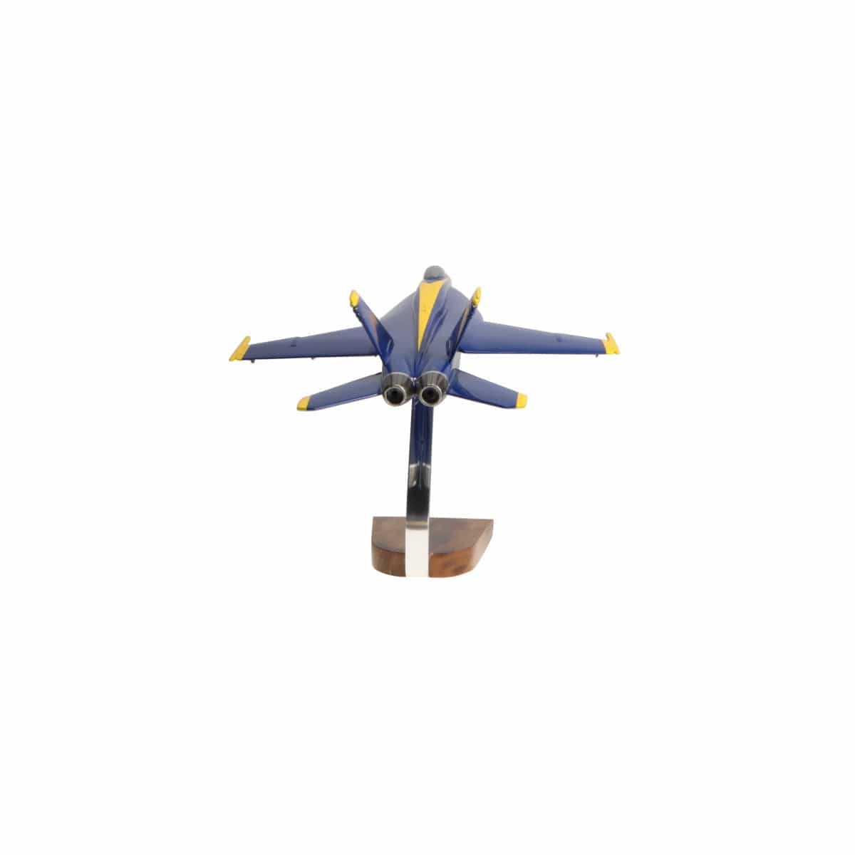 High Flying Models Aircraft Models McDonnell Douglas F/A-18E Super Hornet Blue Angels Large Mahogany Model