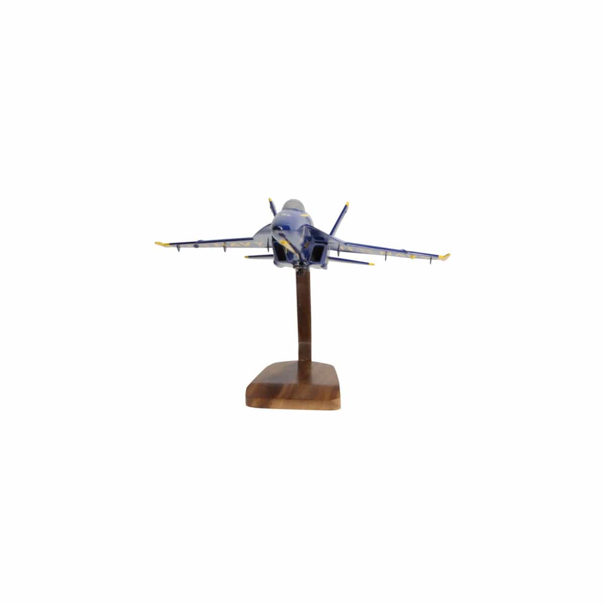 High Flying Models Aircraft Models McDonnell Douglas F/A-18E Super Hornet Blue Angels Large Mahogany Model