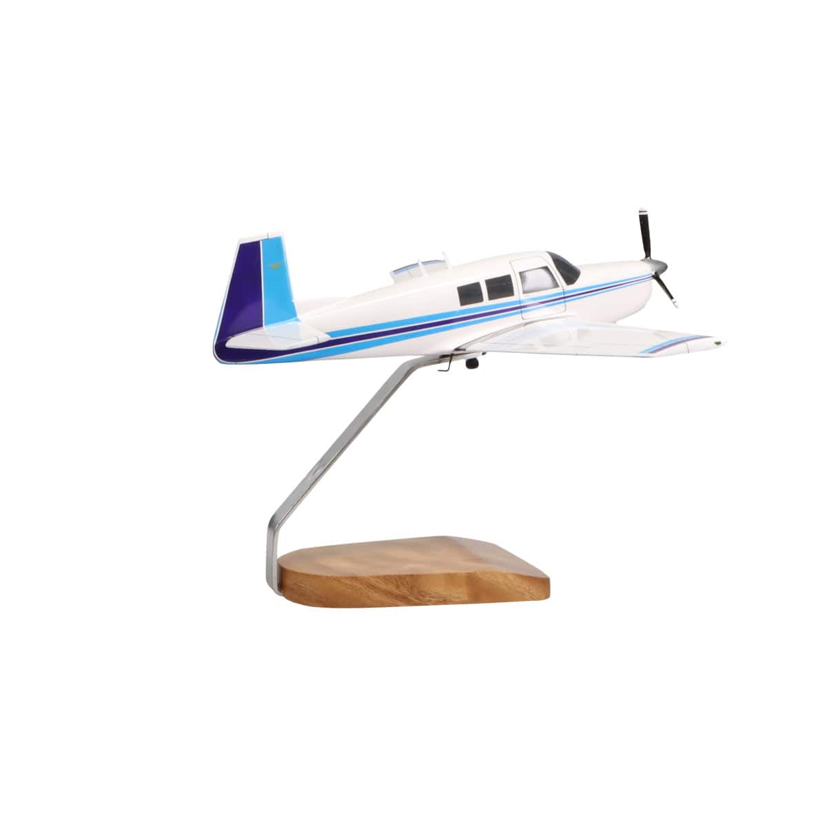 High Flying Models Aircraft Models Mooney M20F Large Mahogany Model