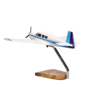 High Flying Models Aircraft Models Mooney M20F Large Mahogany Model