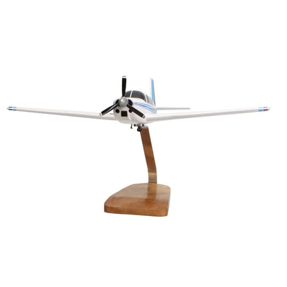 High Flying Models Aircraft Models Mooney M20F Large Mahogany Model
