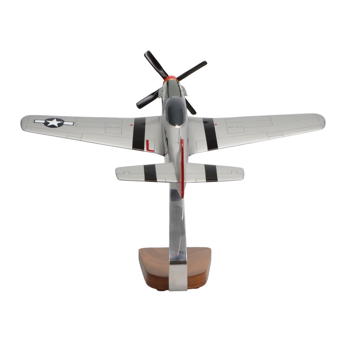 High Flying Models Aircraft Models North American P-51D Mustang (Old Crow) Large Mahogany Model