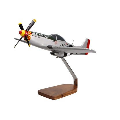 High Flying Models Aircraft Models North American P-51D Mustang (Old Crow) Large Mahogany Model