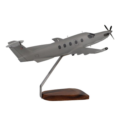 High Flying Models Aircraft Models Pilatus PC-12 U-28A Military Large Mahogany Model