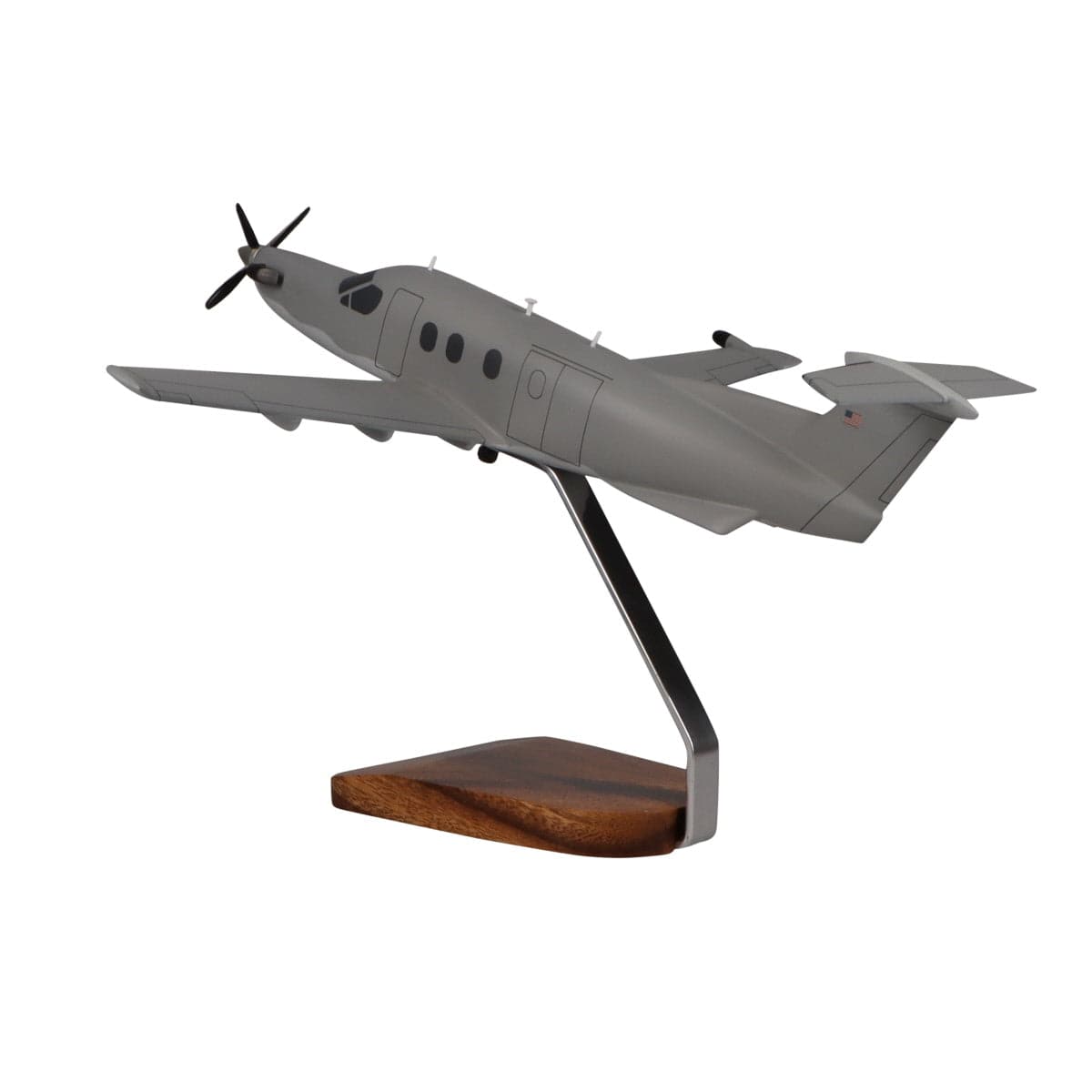 High Flying Models Aircraft Models Pilatus PC-12 U-28A Military Large Mahogany Model