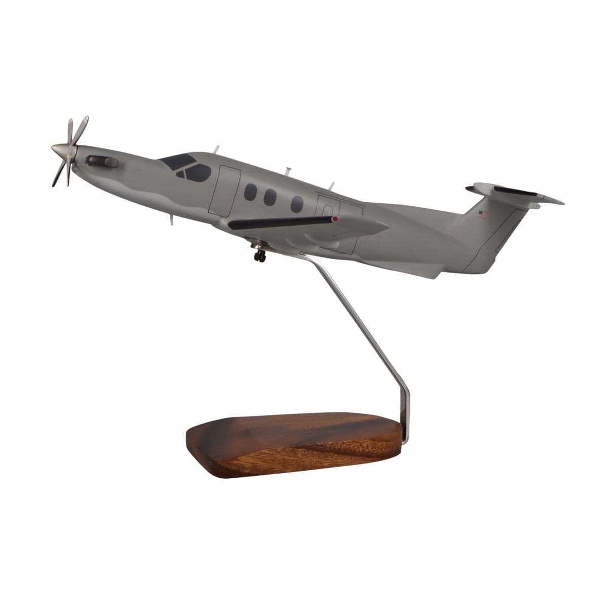 High Flying Models Aircraft Models Pilatus PC-12 U-28A Military Large Mahogany Model
