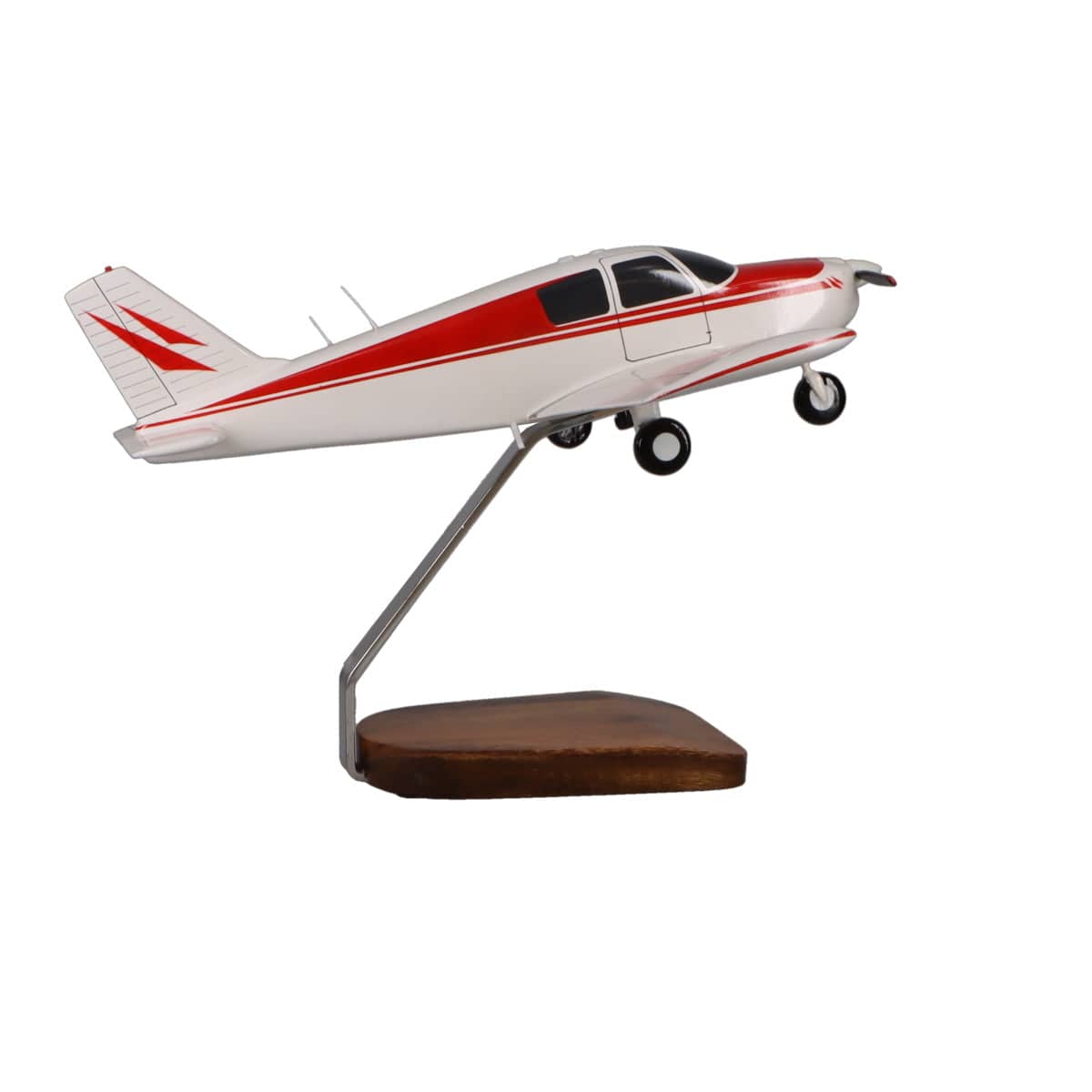 High Flying Models Aircraft Models Piper PA-28 Cherokee Large Mahogany Model