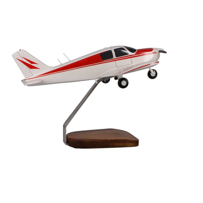 High Flying Models Aircraft Models Piper PA-28 Cherokee Large Mahogany Model