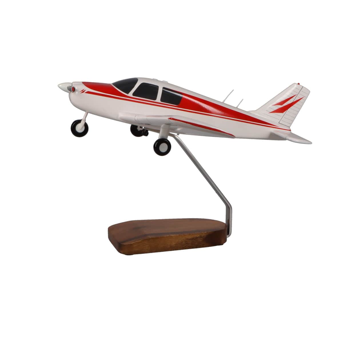 High Flying Models Aircraft Models Piper PA-28 Cherokee Large Mahogany Model