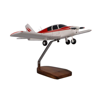 High Flying Models Aircraft Models Piper PA-28 Cherokee Large Mahogany Model