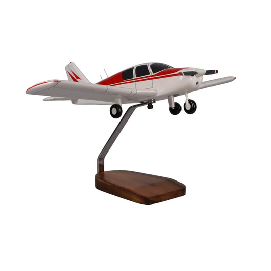 High Flying Models Aircraft Models Piper PA-28 Cherokee Large Mahogany Model
