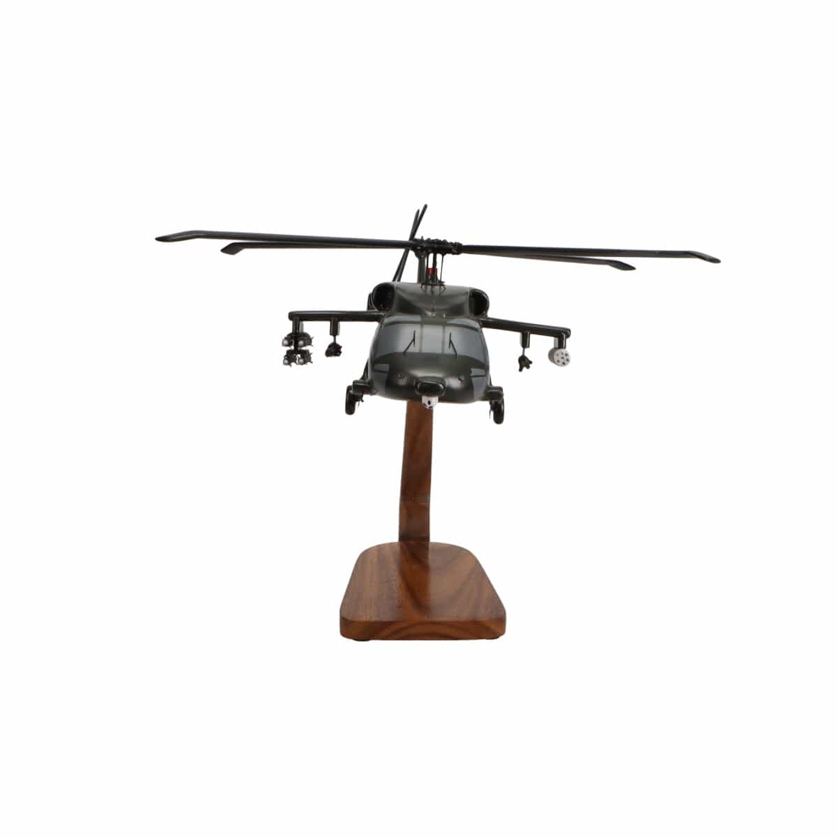 High Flying Models Aircraft Models Sikorsky Armed UH-60 Black Hawk Large Mahogany Model