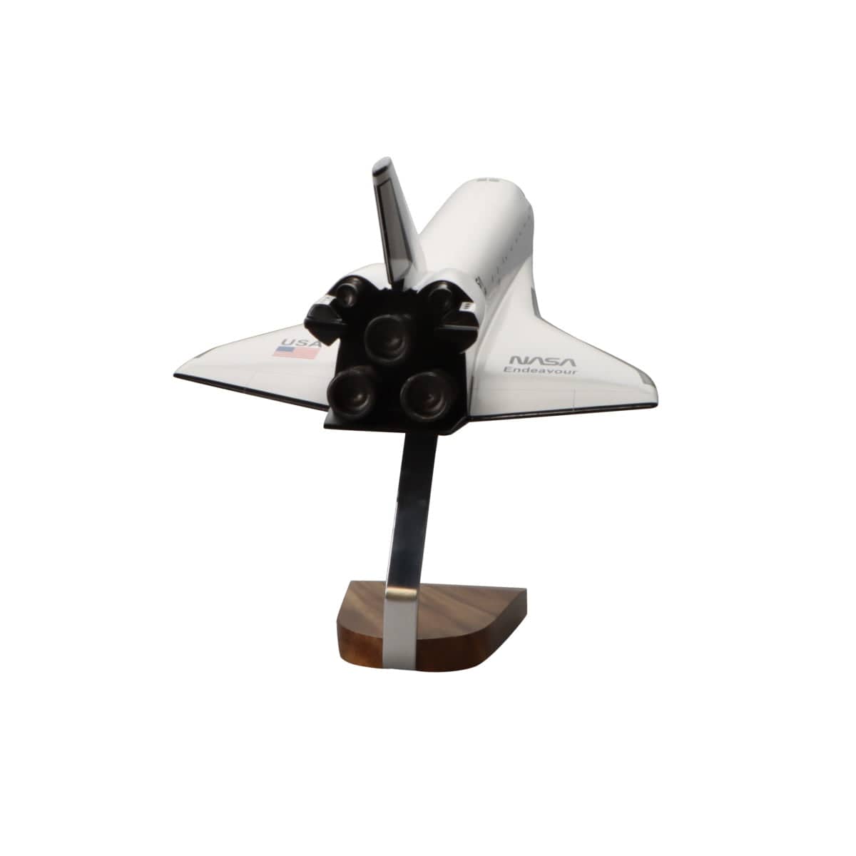 High Flying Models Aircraft Models Space Shuttle Endeavour Orbiter OV-105 Large Mahogany Model