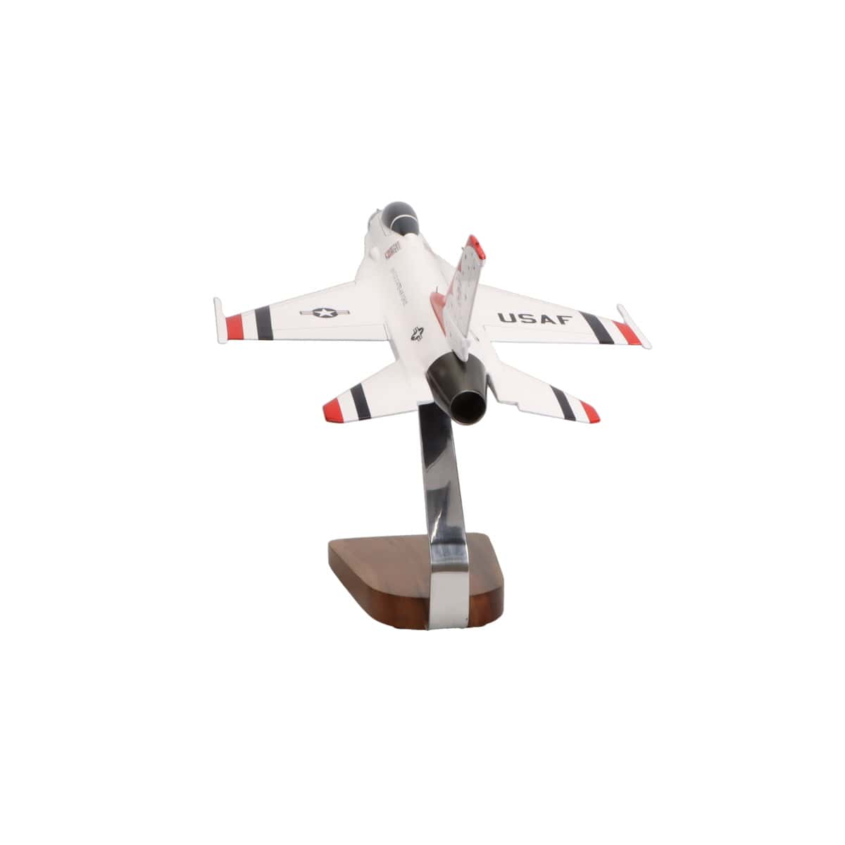High Flying Models Aircraft Models USAF F-16 Thunderbirds Large Mahogany Model