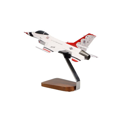 High Flying Models Aircraft Models USAF F-16 Thunderbirds Large Mahogany Model
