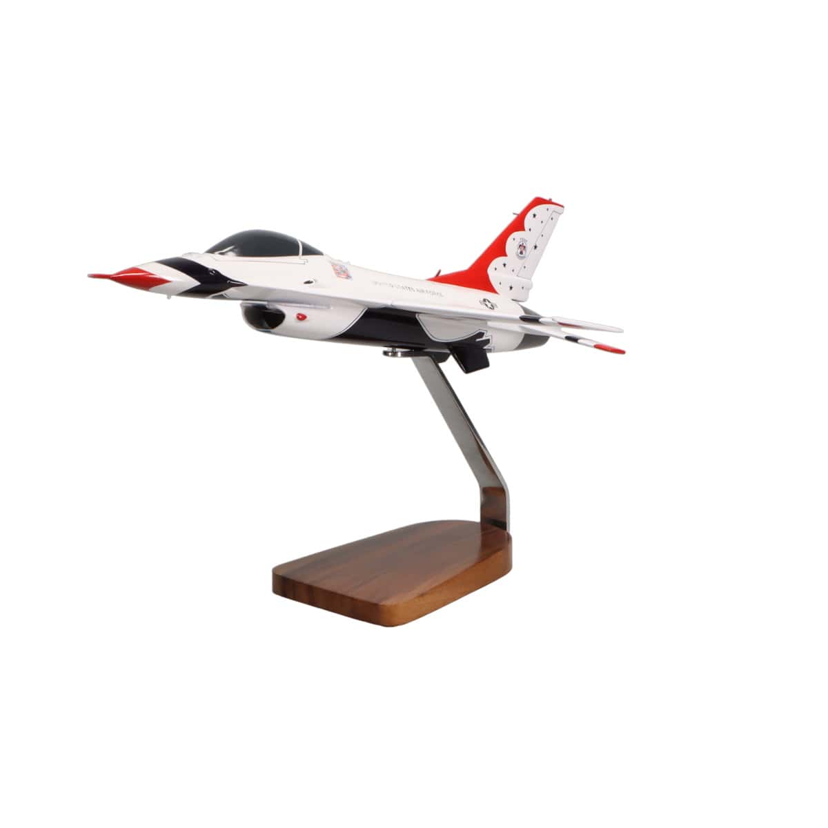 High Flying Models Aircraft Models USAF F-16 Thunderbirds Large Mahogany Model