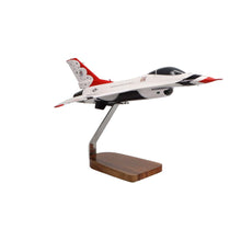 High Flying Models Aircraft Models USAF F-16 Thunderbirds Large Mahogany Model