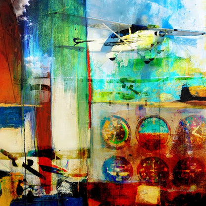 Frank Martin Artwork & Prints 24x24 / Paper The Cessna 172 No. 2 Frank Martin Print