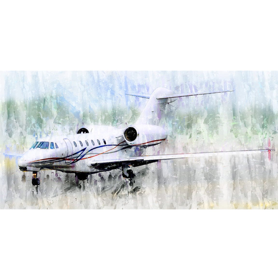 Frank Martin Artwork & Prints 24x24 / Paper The Cessna Citation X No. 2 Frank Martin Print