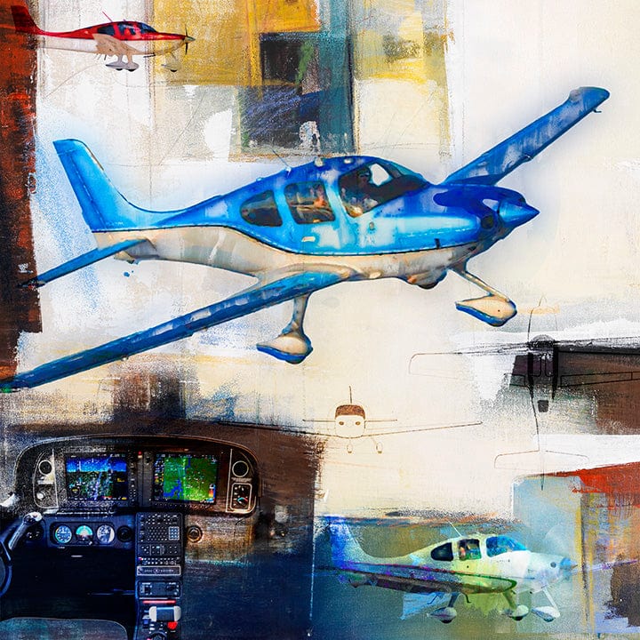 Frank Martin Artwork & Prints 24x24 / Paper The Cirrus SR20 No. 1 Frank Martin Print