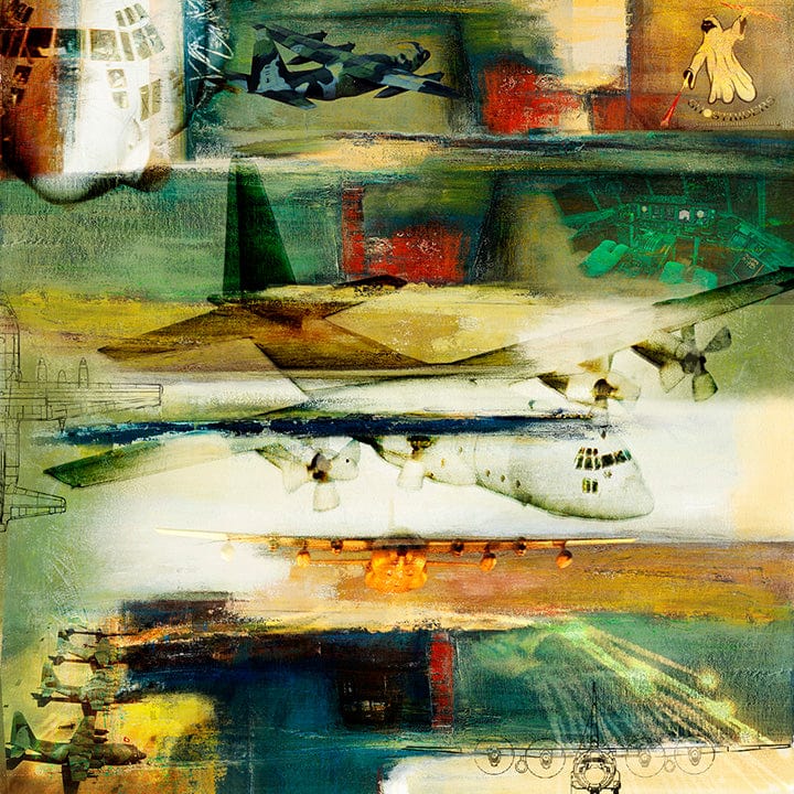 Frank Martin Artwork & Prints 24x24 / Paper The "Herc" Frank Martin Print