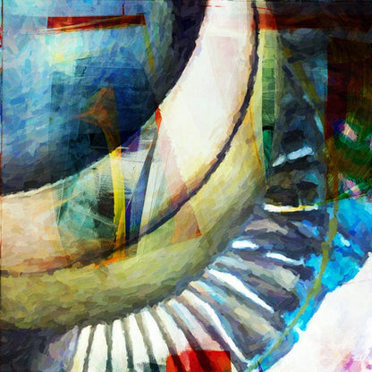 Frank Martin Artwork & Prints 24x24 / Paper Turbine Tracings 16 Frank Martin Print