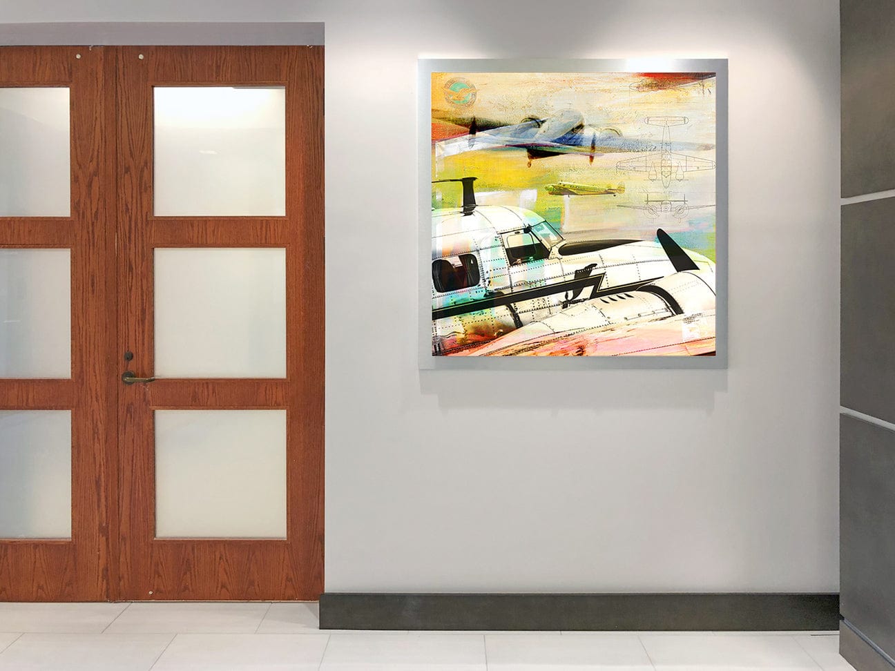 Frank Martin Artwork & Prints The Lockheed Model 12 Electra Junior Frank Martin Print