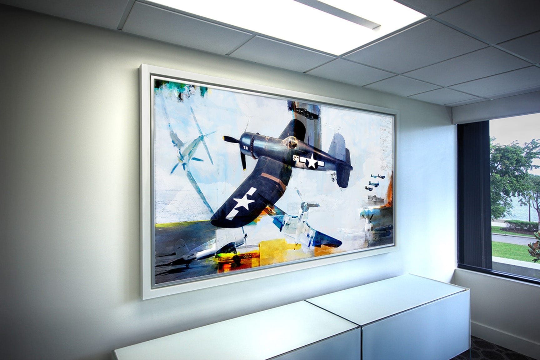 Frank Martin Artwork & Prints The Vought F4-U Corsair Frank Martin Print