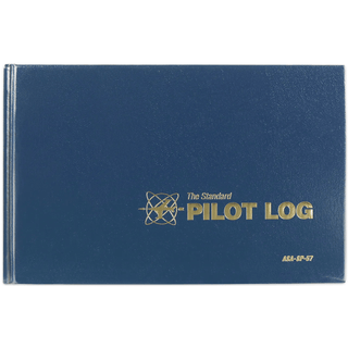 ASA The Standard Pilot Logbook - Navy Blue Hardcover SP-57