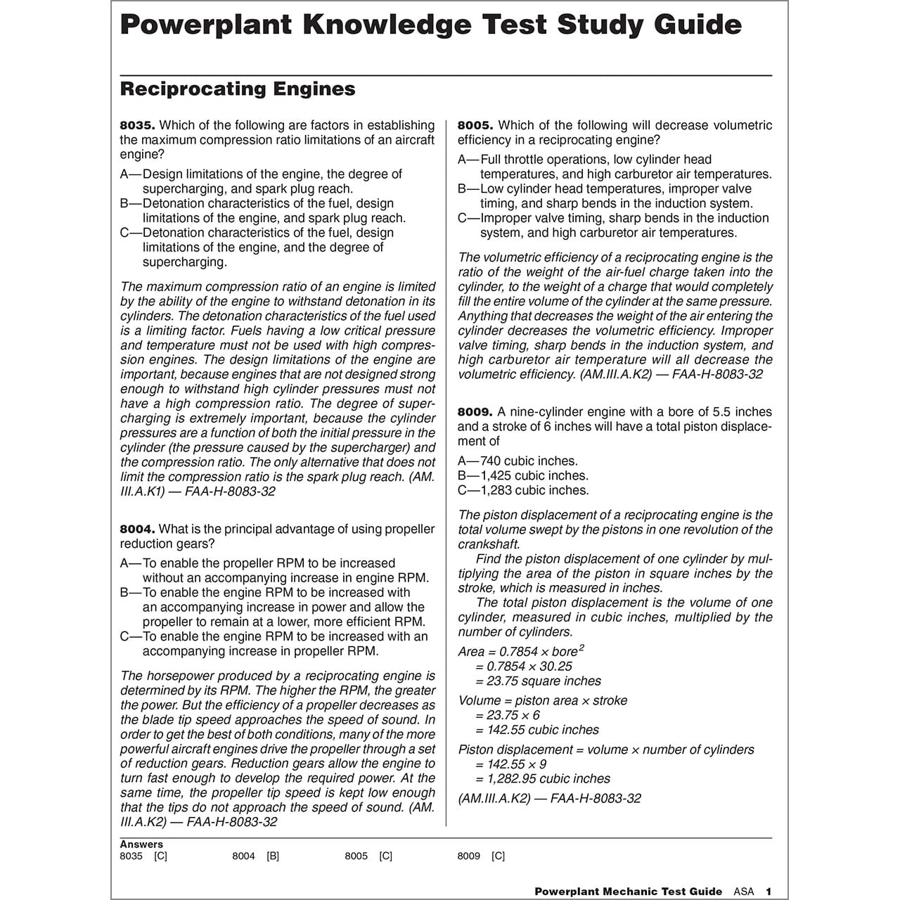 ASA Aviation Maintenance Technician ASA 2027 AMT Powerplant Exam Prep Bundle (Book, Download, Online)