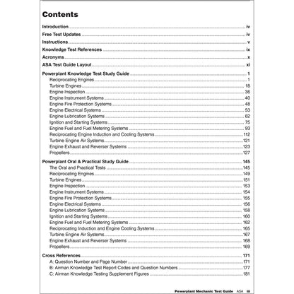 ASA Aviation Maintenance Technician ASA 2027 AMT Powerplant Exam Prep Bundle (Book, Download, Online)