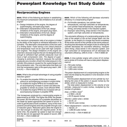 ASA Aviation Maintenance Technician ASA 2027 AMT Powerplant Test Guide for AMT Success Book