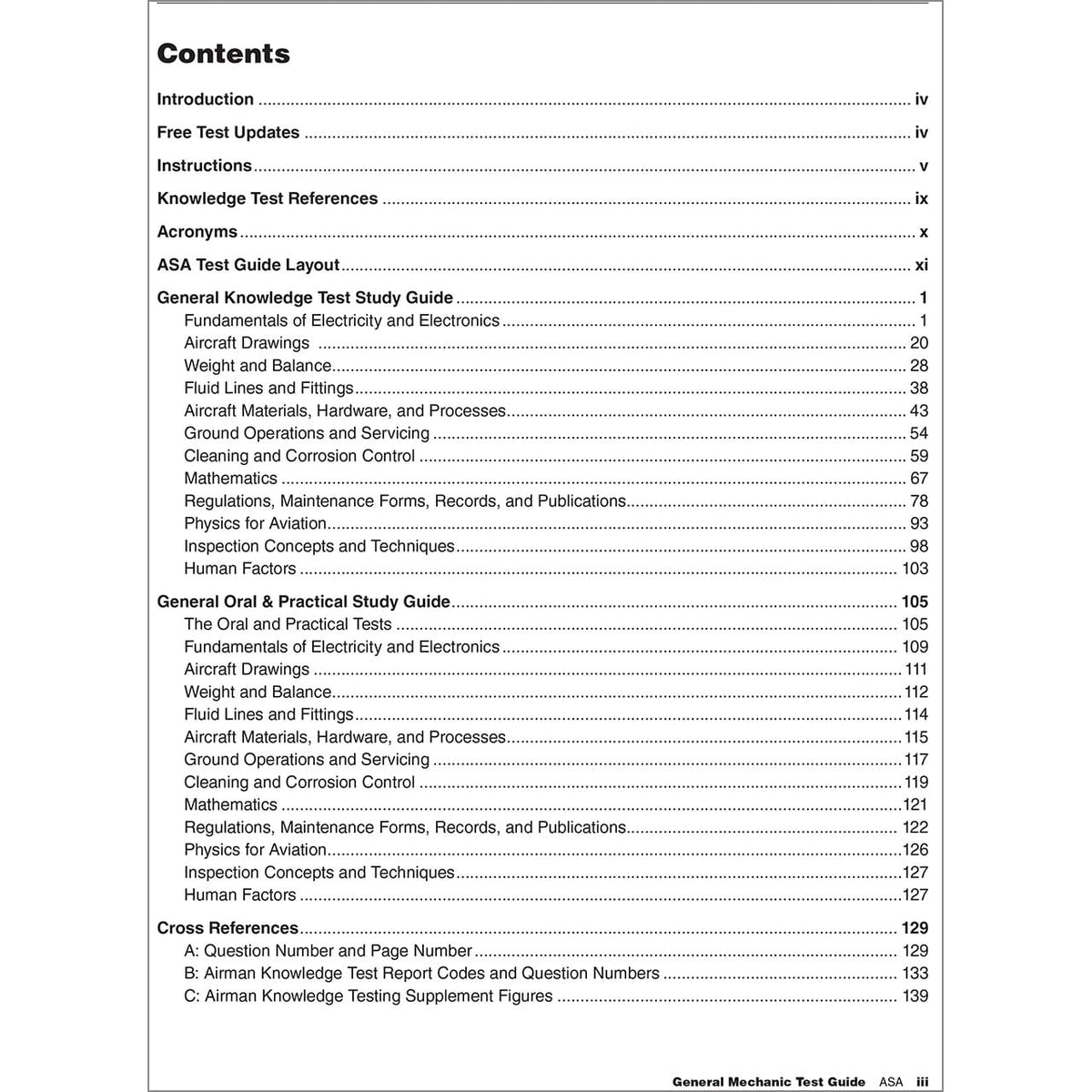 ASA Aviation Maintenance Technician ASA 2027 General Test Guide: Pass Your FAA Exam