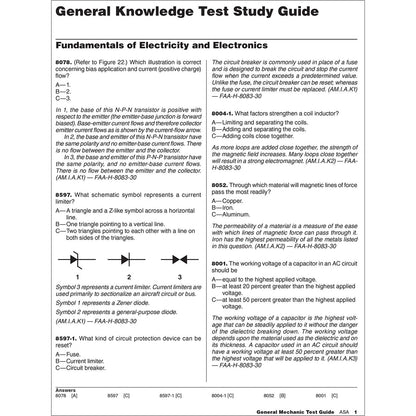 ASA Aviation Maintenance Technician ASA 2027 General Test Guide: Pass Your FAA Exam