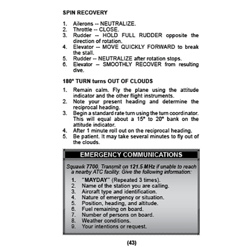 Flight Time Publishing Biennial Flight Review: Concise VFR Review & Checklists by Art Parma