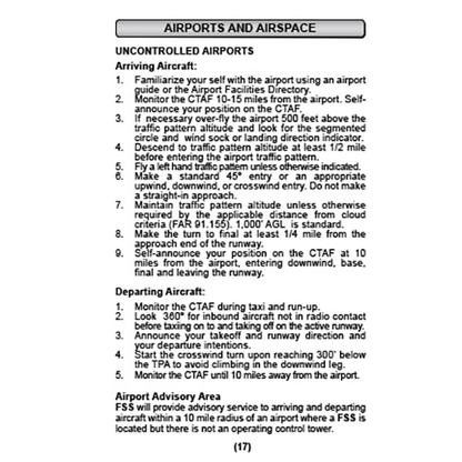 Flight Time Publishing Biennial Flight Review: Concise VFR Review & Checklists by Art Parma