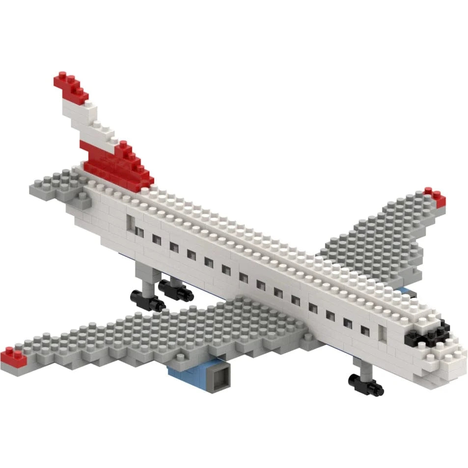 Toysmith Blocks Brixies Airplane Building Blocks – Level 3 Construction Kit