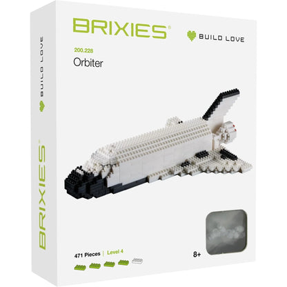 Toysmith Blocks Brixies Large Space Shuttle Orbiter – 500 Bricks