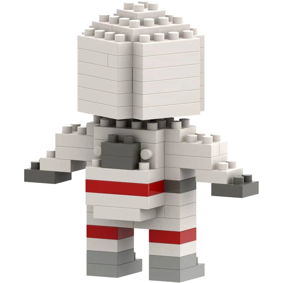Toysmith Blocks Brixies Postcard Astronaut – 99 Piece Building Kit
