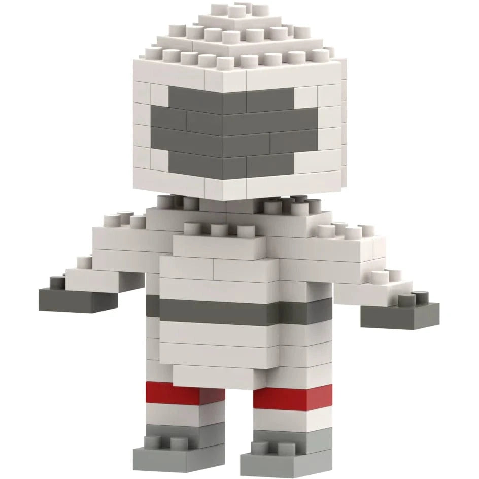 Toysmith Blocks Brixies Postcard Astronaut – 99 Piece Building Kit