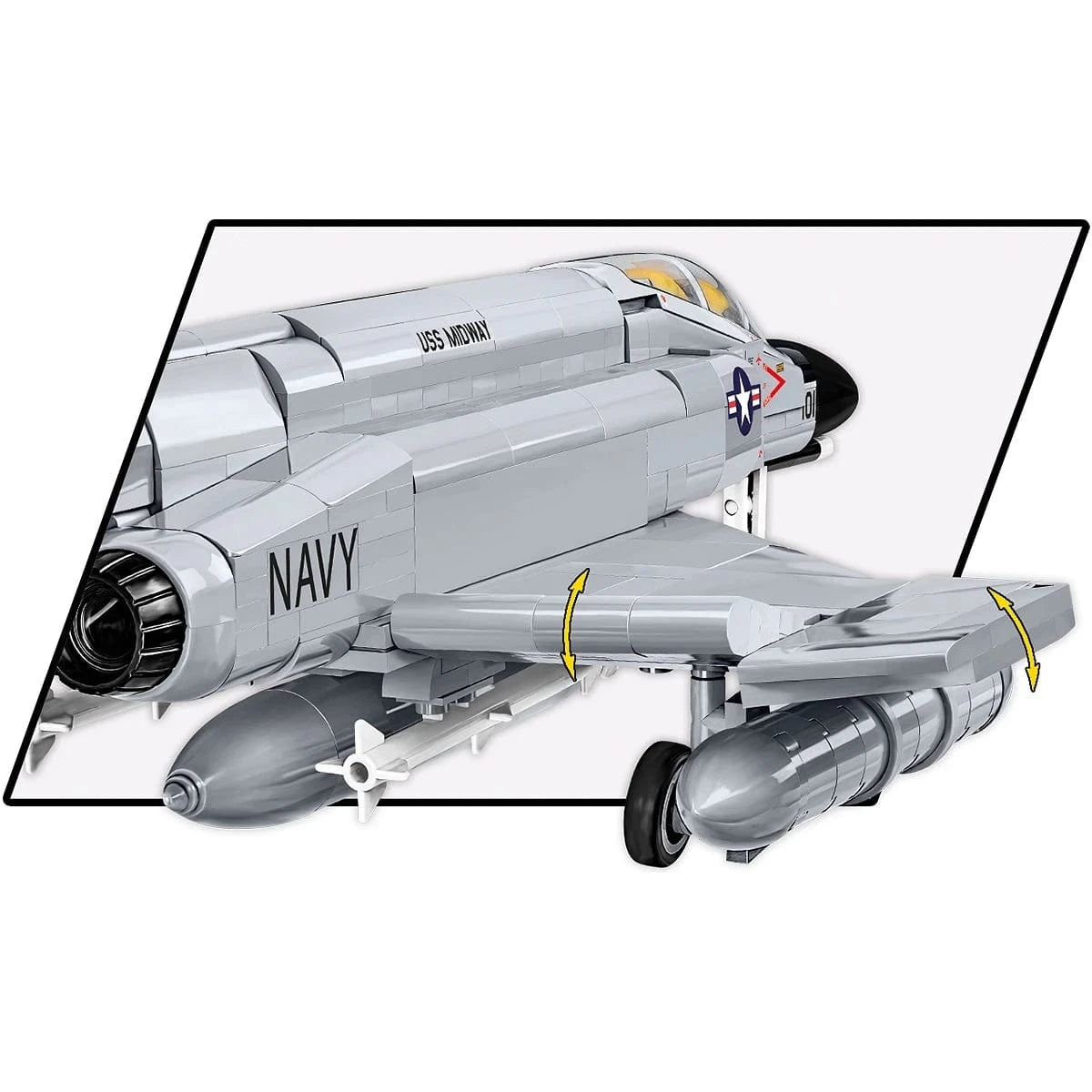 Cobi Blocks Blocks F-4 Phantom II - USS Midway 703pc Set by COBI Blocks