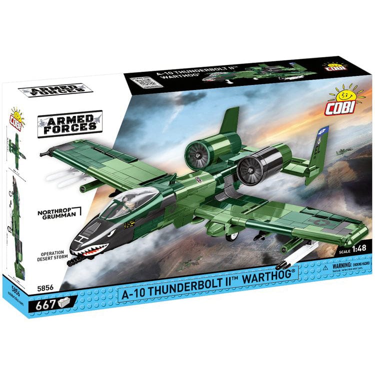 Kit de modelo COBI A-10 Warthog | Aeronave militar em escala 1:48