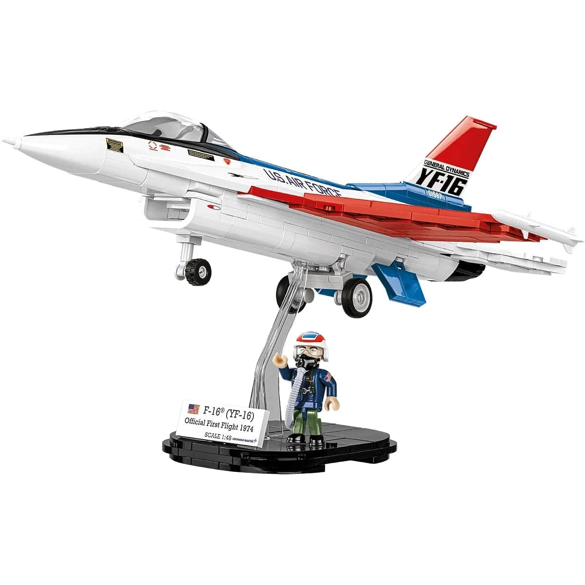 Cobi Blocks Blocks Lockheed F-16 (YF-16) First Flight Edition 1974 Fighter 375pc Set COBI Blocks