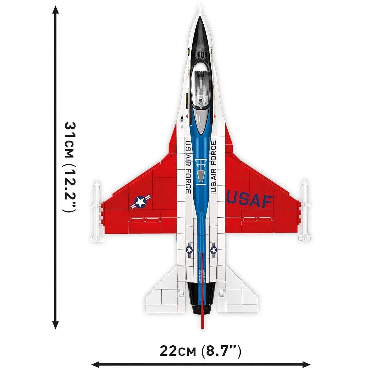 Cobi Blocks Blocks Lockheed F-16 (YF-16) First Flight Edition 1974 Fighter 375pc Set COBI Blocks