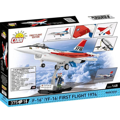 Cobi Blocks Blocks Lockheed F-16 (YF-16) First Flight Edition 1974 Fighter 375pc Set COBI Blocks