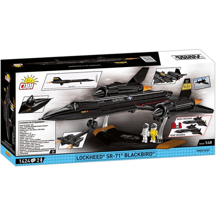COBI SR-71 Blackbird Model Kit | Officially Licensed Set