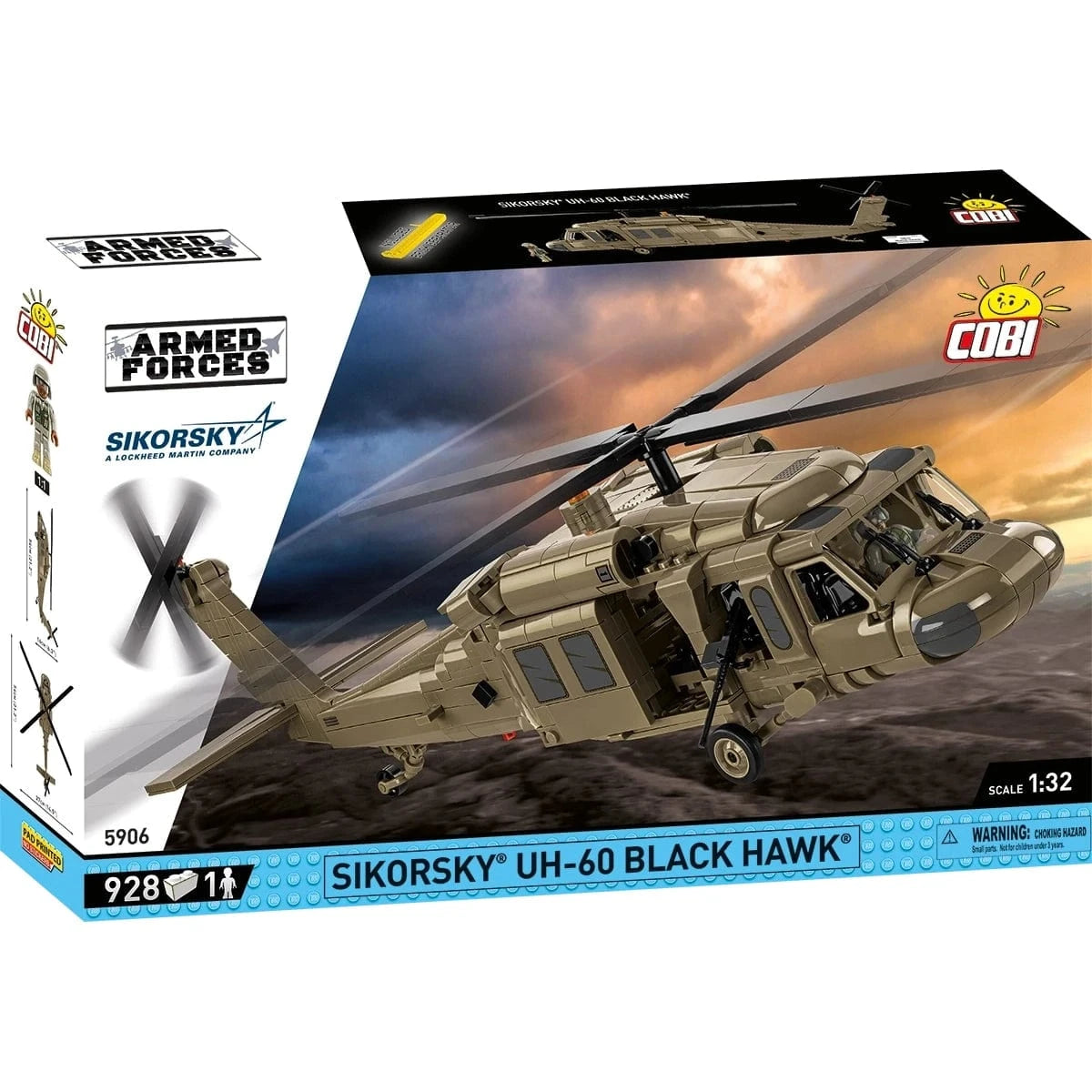 Cobi Blocks Blocks Sikorsky UH-60 Black Hawk 928pc Set COBI Blocks